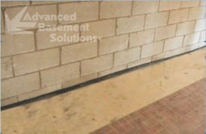 After installing french drains