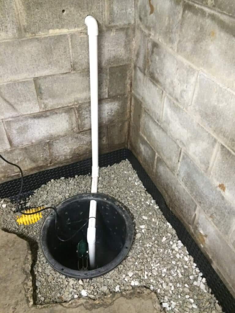 Sump Pump Waterproofing Solution