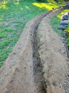 Exterior French Drain