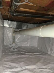 Flexi-Seal in a Crawl Space