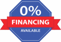 0% financing available badge