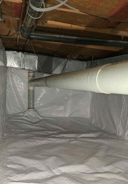 Flexi-Seal in a Crawl Space