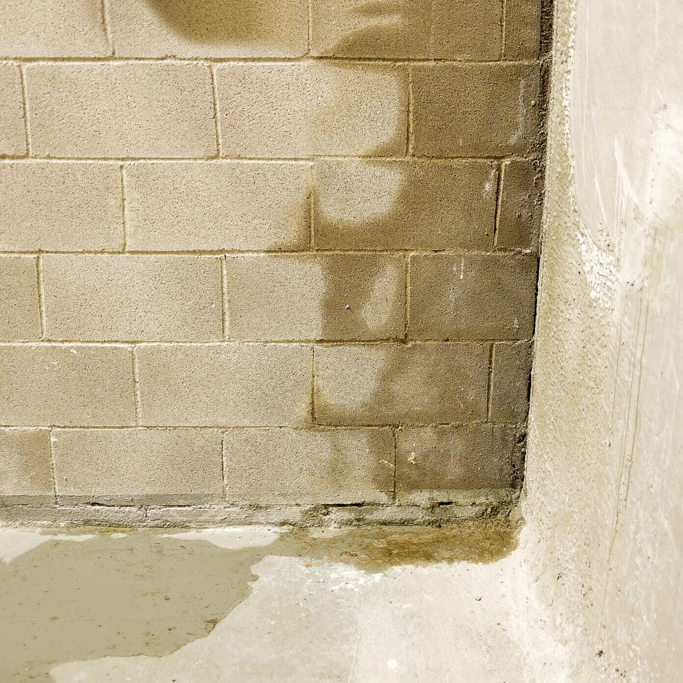 moisture on wall basement waterproofing